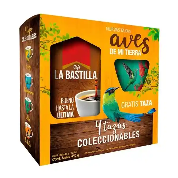 La Bastilla Kit Café Tostado Molido + Taza