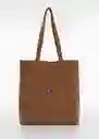 Bolso Etniac Caramelo Talla 99 Teen Niñas Mango