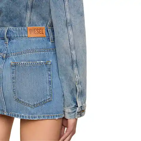 Diesel Falda De-Eisy Para Mujer Azul Talla 27