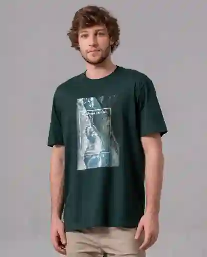 Camiseta Hombre Verde XXL 109F104_VER195513 Rifle