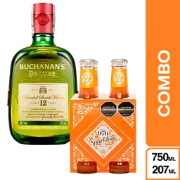 Combo Buchanans Deluxe + Mil 976 Agua Tónica Toronja