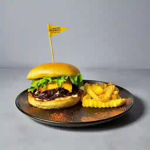 Burger Wolverine y Papas