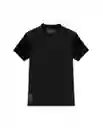 Camiseta Racing Fabric Masculino Negro Sombrio Talla M Chevignon