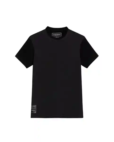Camiseta Racing Fabric Masculino Negro Sombrio Talla M Chevignon