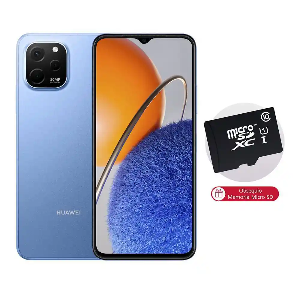 Huawei Celular Nova Y61 64Gb Azul Con SD