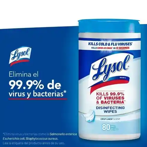 Lysol Toalla Humedas Wipes