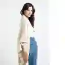  Saco Tejido Marina Crudo Marfil Claro Talla Xss Naf-Naf 