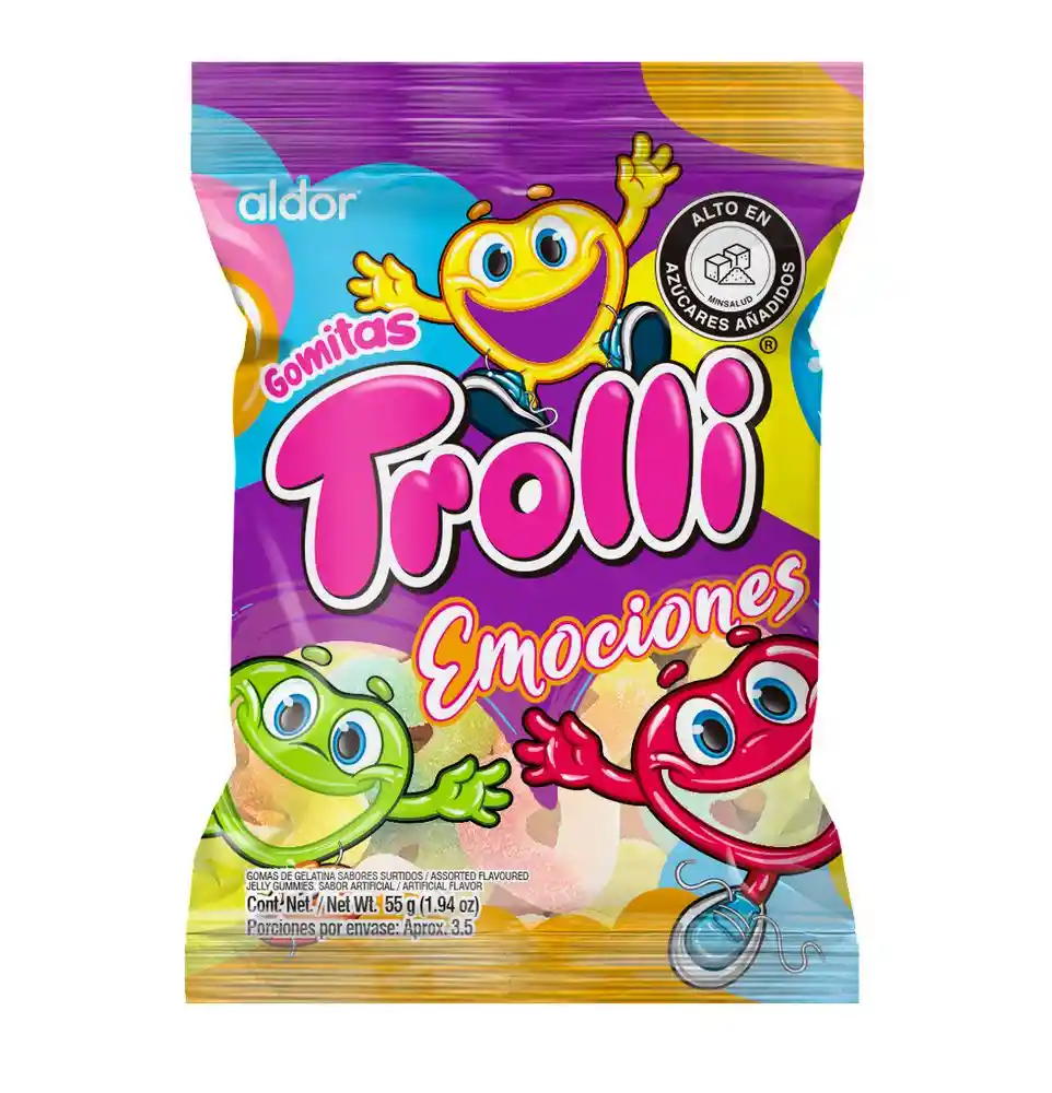 Gomas Emociones Trolli 55 Gr