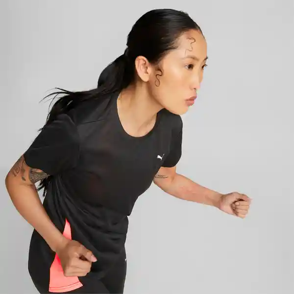 Puma Camiseta Run Favorite Ss Tee W Para Mujer Negro Talla XS