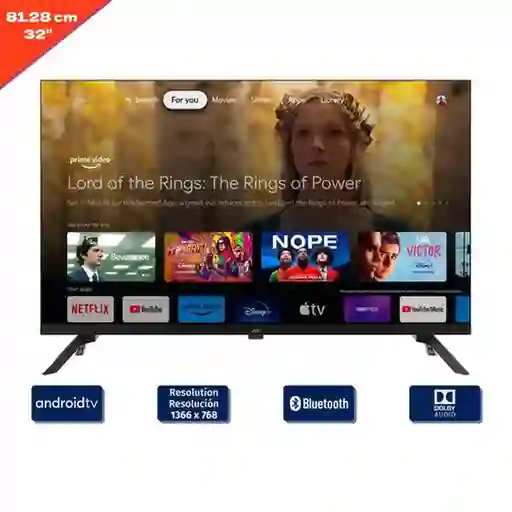 Jvc / 32 Pulgadas Smart Hd Android Tv 81.28 cm