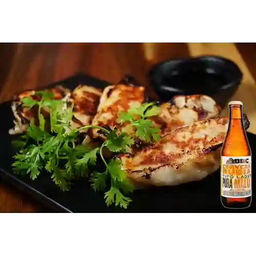 Combo Gyozas + BBC Lager 330 ml
