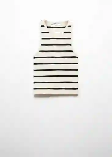 Top Diana Crudo Talla XS Mujer Mango