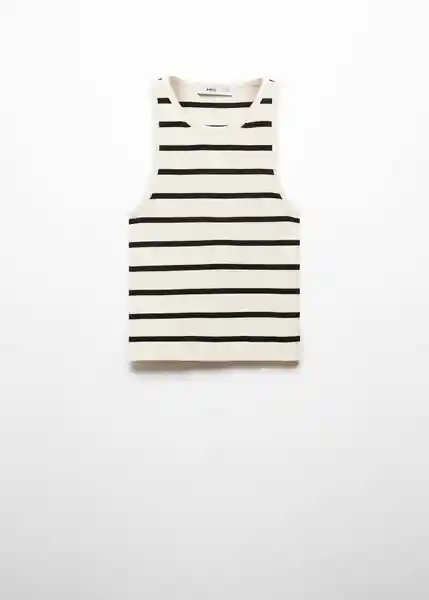 Top Diana Crudo Talla XS Mujer Mango
