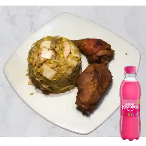 Combo Valenciana Personal + Postobón Manzana 250 ml