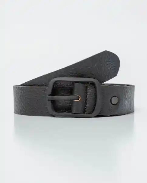 Cinturón Refined Negro Sombrío Ultraoscuro Talla 38 Chevignon