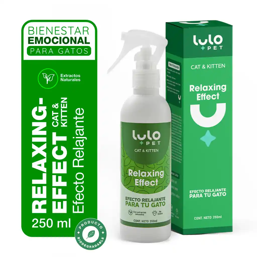 LuloPet Relaxing Effect Cat y Kitten para Gato - 250 ml