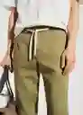 Pantalón Romelino Khaki Talla 42 Hombre Mango