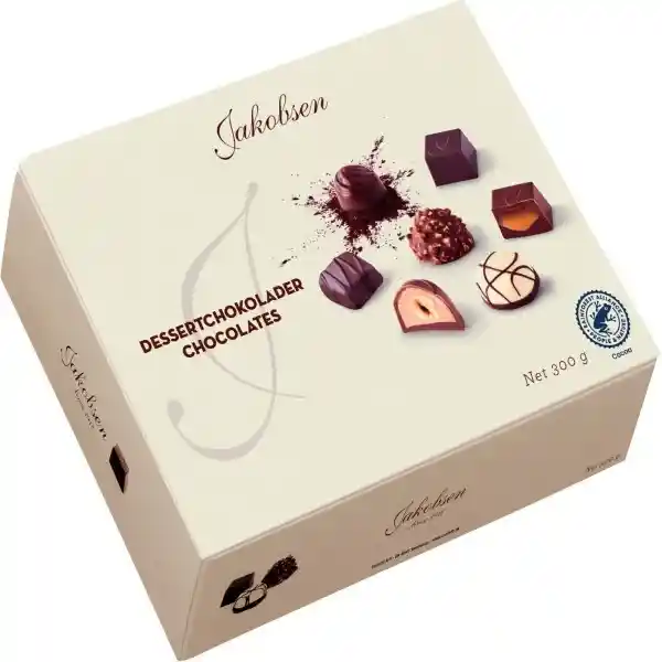 Danish Jacobsens Chocolate Relleno Praline Box