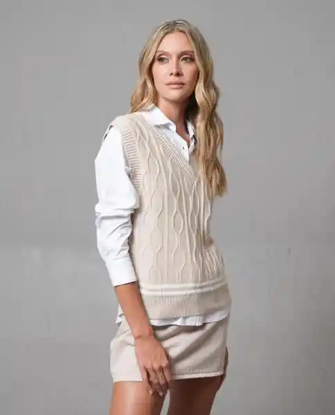 Buzo Mujer Beige Talla M 283G004_BEI161105 Rifle