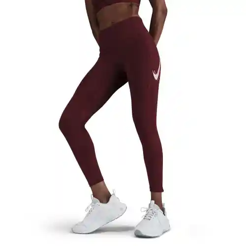 Nike Licra Fast mr 7/8 Tgt sw Para Correr de Mujer Rojo Talla XS