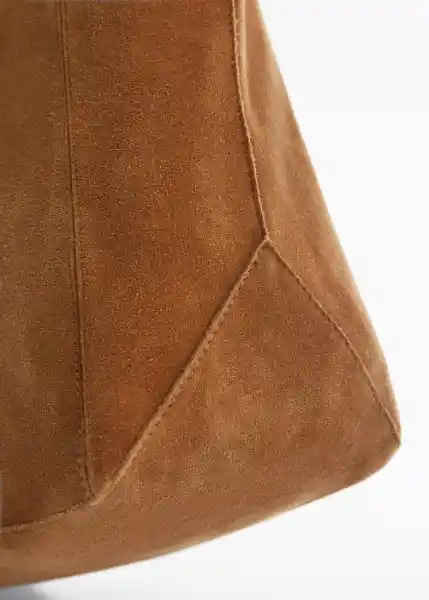 Bolso G Gideon Camel Talla 99 Mujer Mango