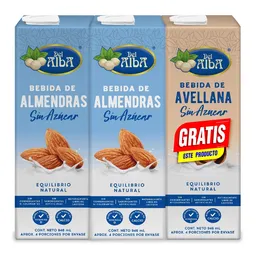 Del Alba Pack Bebidas de Almendra 946 mL x 3 Und