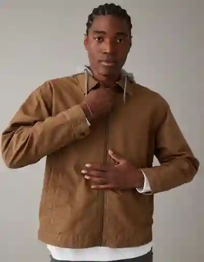 Chaqueta Hombre Café Talla: Large American Eagle