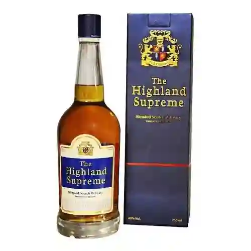 The Highland Supreme Whisky.