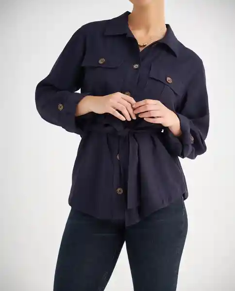 Chaqueta Azul Medianoche Ultraoscuro Talla XL 629F005 Esprit