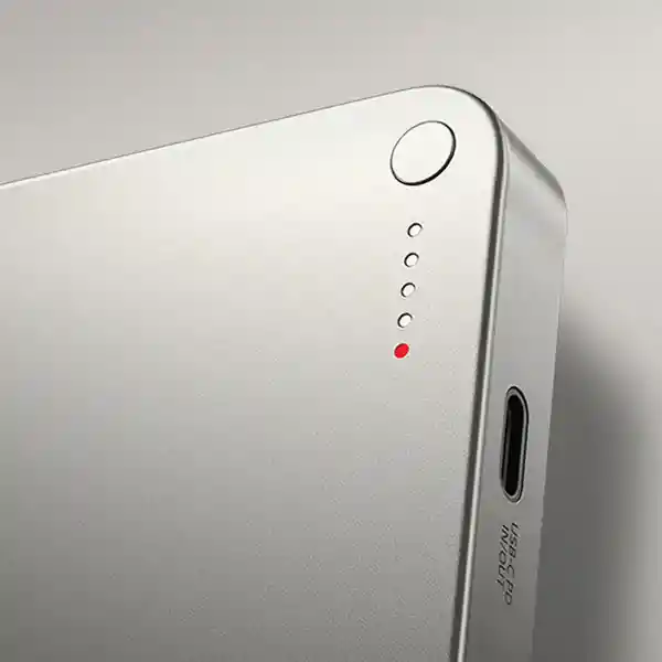 Momax Batería Magnética Delgada Plateado 10000mah