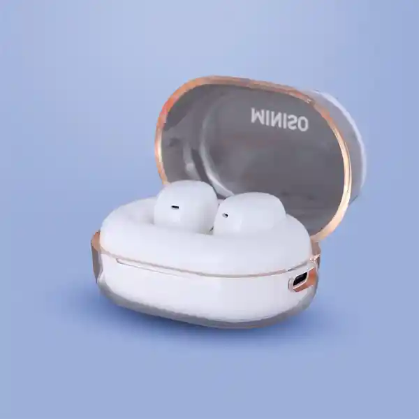 Audifonos Tws Space Capsule Serie Blanco D50 Miniso