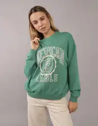 Buzo Mujer Verde Talla: MEDIUM 2382300 American Eagle