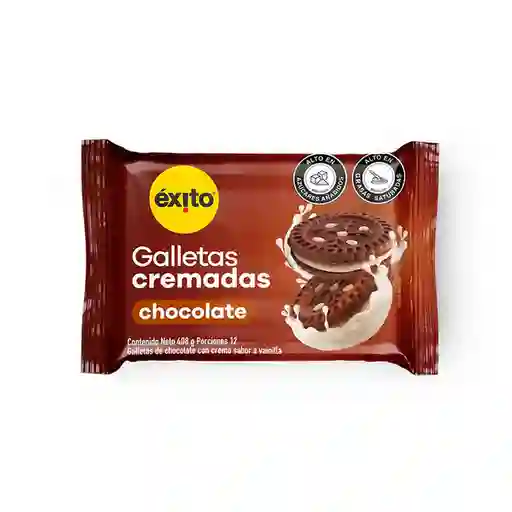  Galleta Cremadas Chocolate Exito 