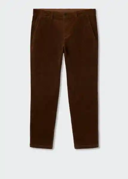 Pantalón Berdam Tabaco Talla 42 Hombre Mango