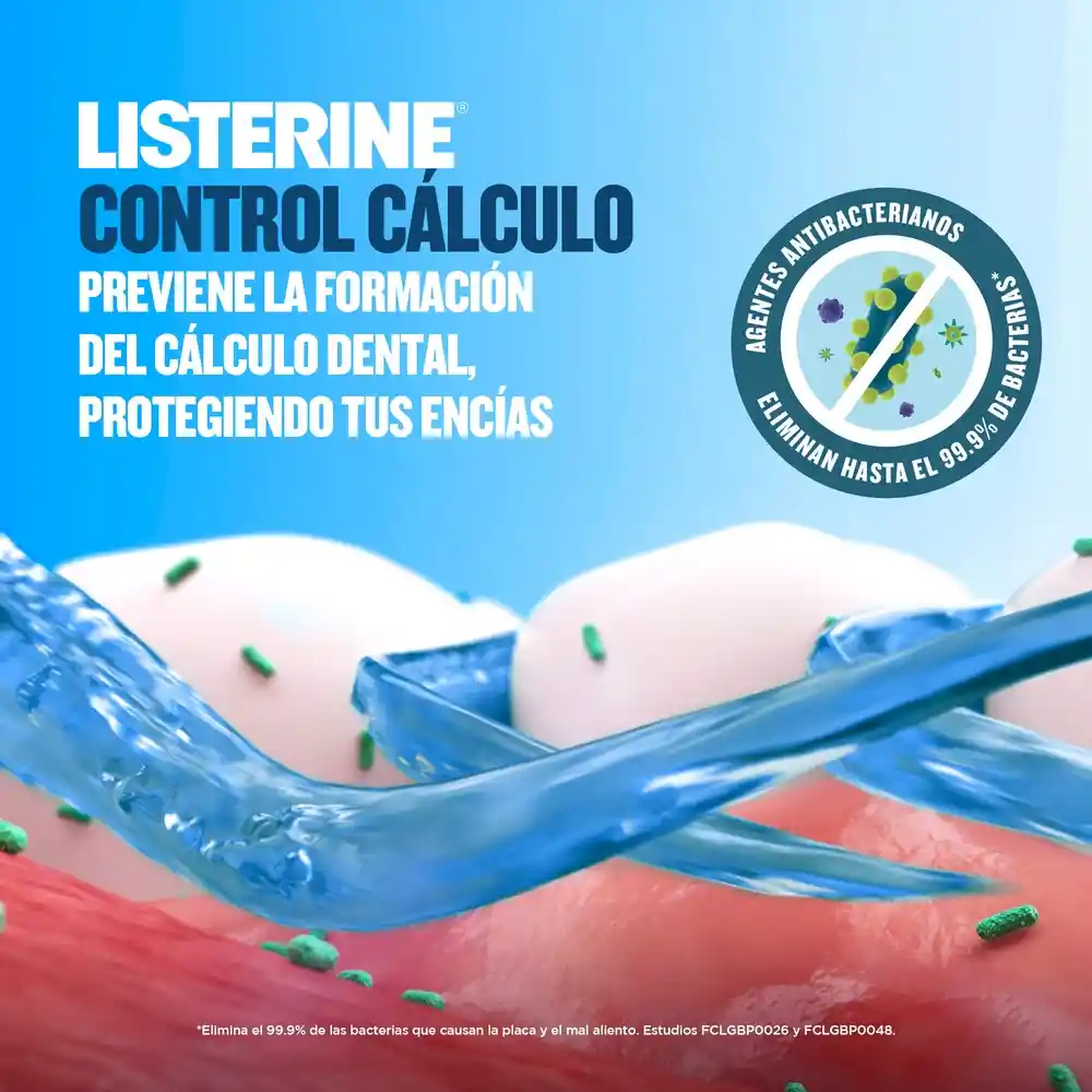 Enjuague Bucal LISTERINE Control Calculo 500 ML