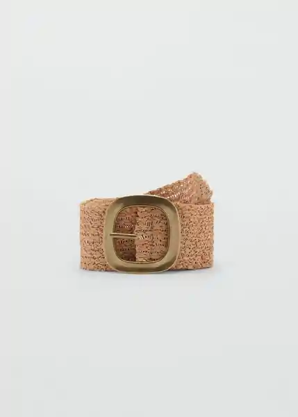 Cinturón Marian Beige Talla S Mujer Mango