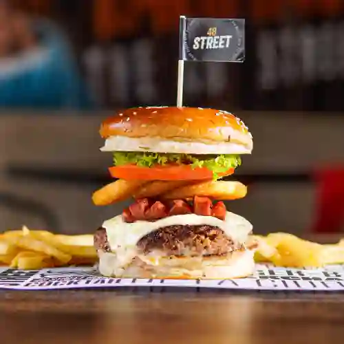 2x1 Argentina Burger + Papas + Gaseosa
