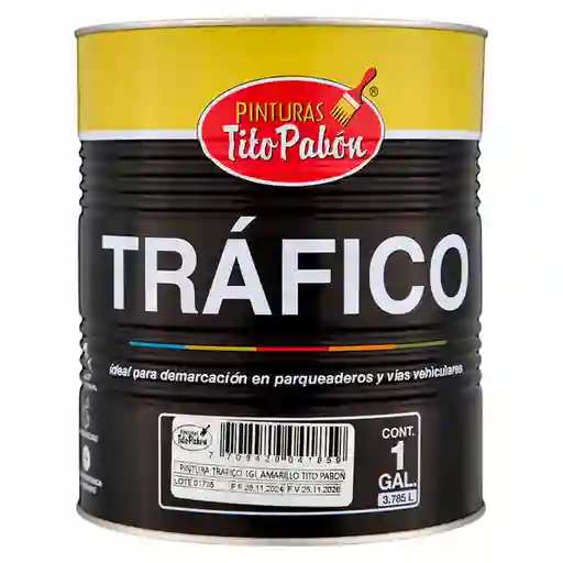 Tito Pabón Pintura Tráfico Amarillo