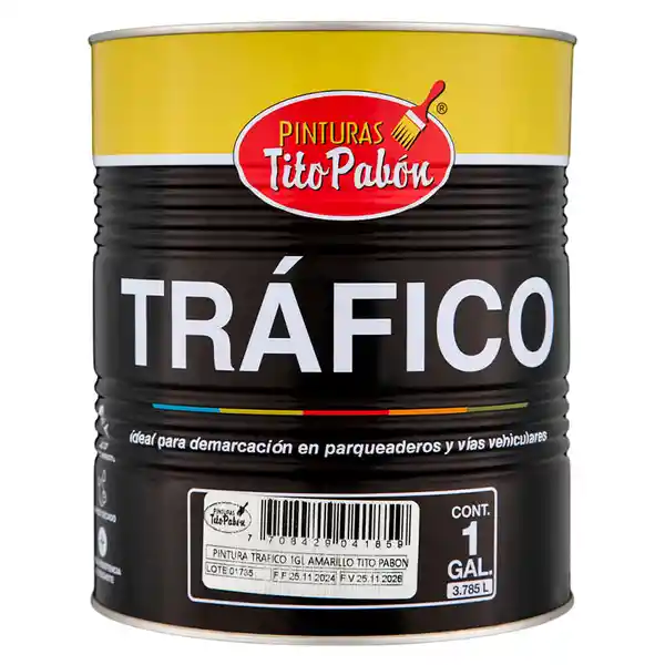 Tito Pabón Pintura Tráfico Amarillo