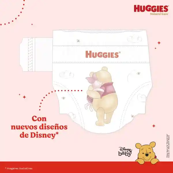 Pañales Huggies Natural Care Etapa 4/XG Suavidad 70 Und
