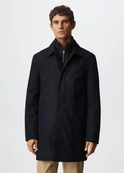 Parka Reus Navy Talla Xxl Hombre Mango