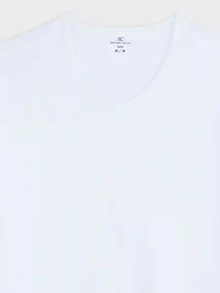 Pack Camiseta Antibacterial Hombre Blanco XL 12012 Arturo Calle