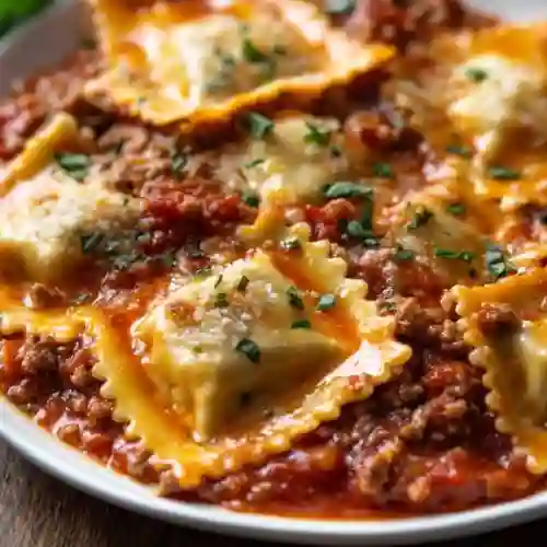 Raviolis de Ricotta, Tomate y Albahaca