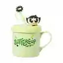 Taza Con Pitillo de Serie Las Chicas Superpoderosas Verde Miniso