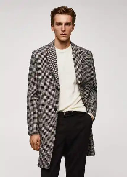 Abrigo Utah Negro Talla XXL Hombre Mango