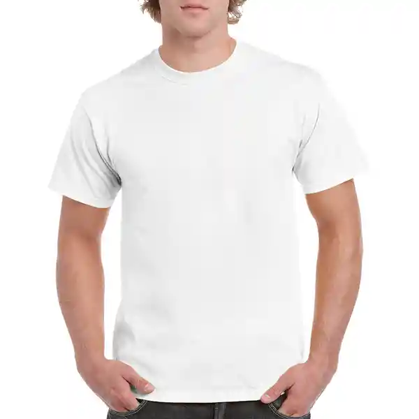 Gildan Camiseta Adulto Blanco Talla XL
