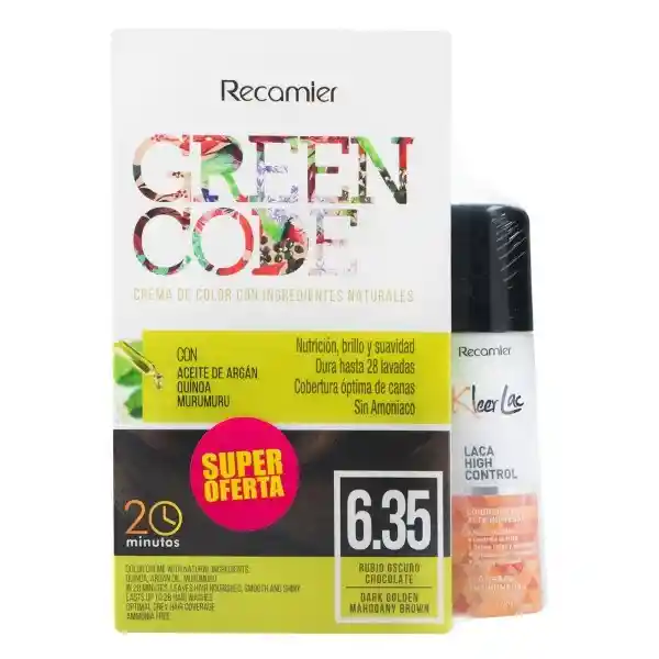 Green Code Tinte Laca 6.35