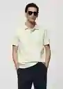 Camisa Polo Rea Menta Talla XXL Hombre Mango