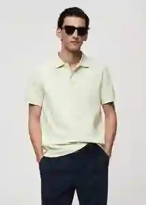 Camisa Polo Rea Menta Talla XXL Hombre Mango