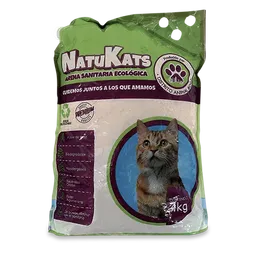 Natukats Arena de Maíz Gatos Lavanda